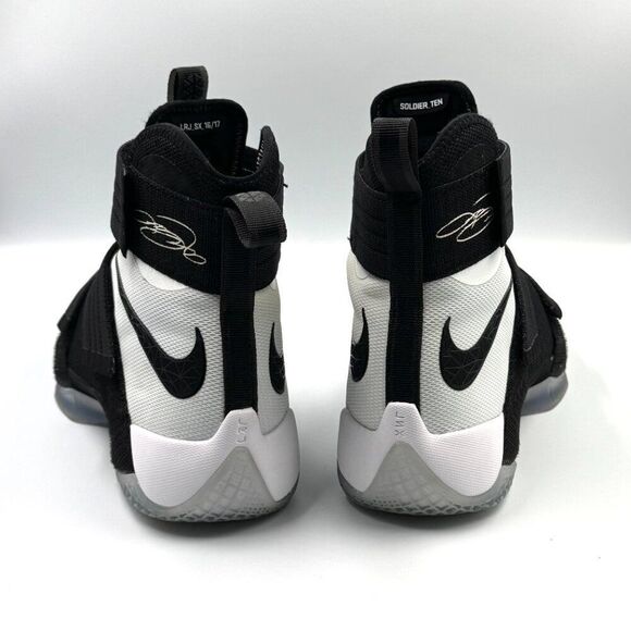 LeBron Soldier 10 SFG 'Black White' - Picture 4 of 10